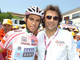 Marco Bellini con Alberto Contador