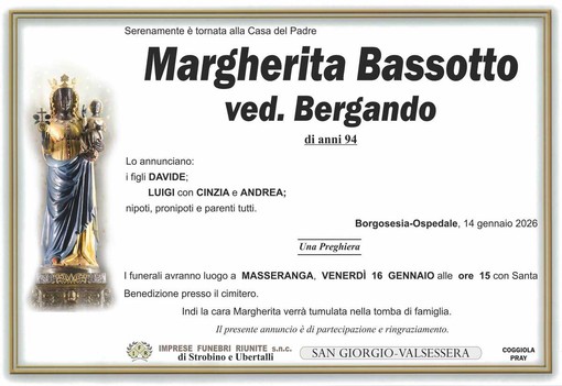 Margherita Bassotto, ved. Bergando