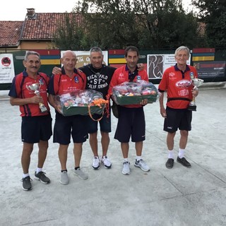 Gaglianico e Valle Mosso Mossese, finaliste categoria DD - Foto Federbocce Gaglianico e Valle Mosso Mossese, finaliste categoria DD - Foto Federbocce