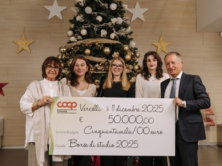 Nova Coop premia 6 studenti del Biellese con le borse di studio 2025