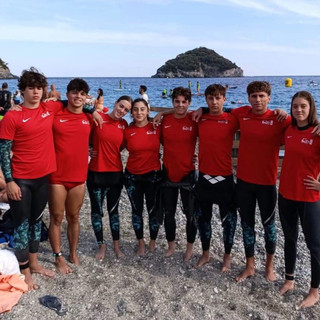 Nuoto, due Rane Rosse sul podio a Bergeggi nella tappa di Swim the Island