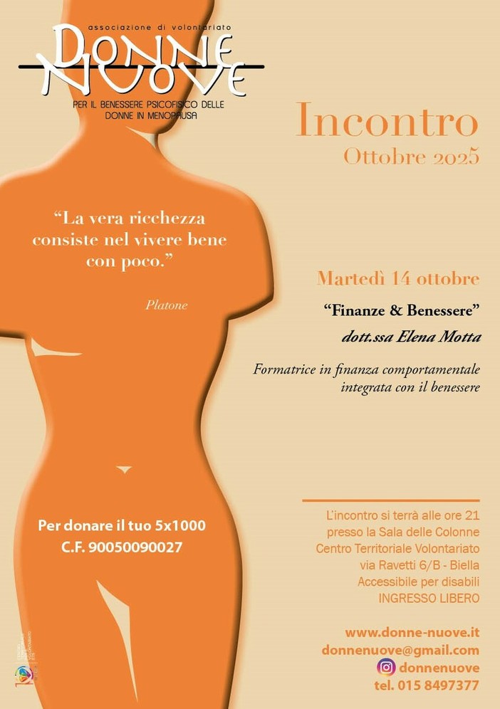 Donne Nuove, un nuovo appuntamento