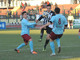 Tommaso Marazzato in azione nell'ultima partita al Pozzo-Lamarmora contro il Cerano