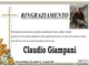 Claudio Giampani - Ringraziamento
