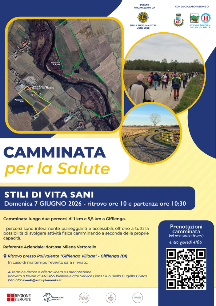 A Gifflenga una giornata dedicata a salute, prevenzione e movimento A Gifflenga una giornata dedicata a salute, prevenzione e movimento