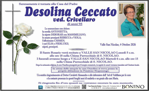 Desolina Ceccato, ved. Crivellaro