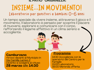 Salussola e Camburzano: doppio appuntamento di gioco per famiglie con bimbi da 0 a 6 anni