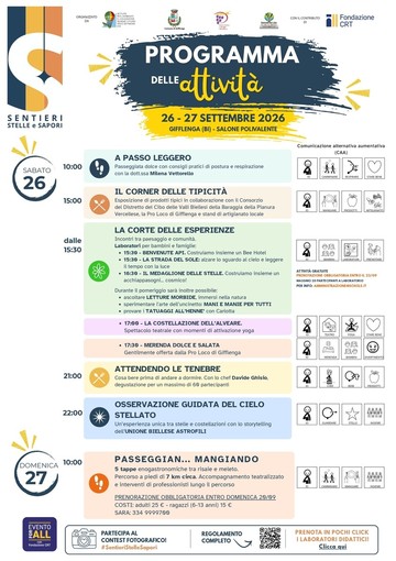 Sentieri, Stelle, Sapori: a Gifflenga esperienze inclusive tra paesaggio, comunità e cielo stellato Sentieri, Stelle, Sapori: a Gifflenga esperienze inclusive tra paesaggio, comunità e cielo stellato