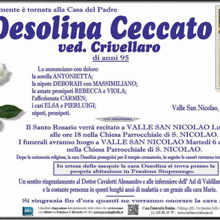 Desolina Ceccato, ved. Crivellaro