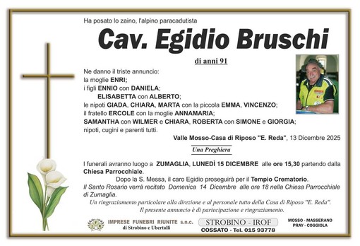 Cav. Egidio Bruschi Cav. Egidio Bruschi