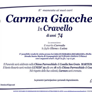 Carmen Giacchetti in Cravello