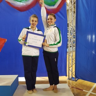Ginnastica: La Marmora festeggia il bronzo di Scardone e Gelsi ai Nazionali di specialità Ginnastica: La Marmora festeggia il bronzo di Scardone e Gelsi ai Nazionali di specialità
