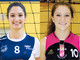 Gaia Comoli del Teamvolley e Francesca Mamino della SprintVirtus Gaia Comoli del Teamvolley e Francesca Mamino della SprintVirtus
