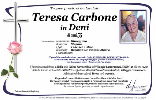 Teresa Carbone in Deni