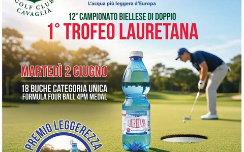 Golf: Martedì 2 giugno a Cavaglià il Campionato Biellese di doppio Trofeo Lauretana