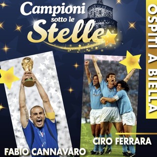 Cannavaro e Ferrara a "Campioni sotto le stelle"