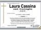 Laura Cassina, ved. Comoglio