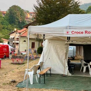 Coggiola, proseguono le operazioni: Croce Rossa a sostegno delle squadre - Foto pagina Facebook CRI Comitato Regionale del Piemonte
