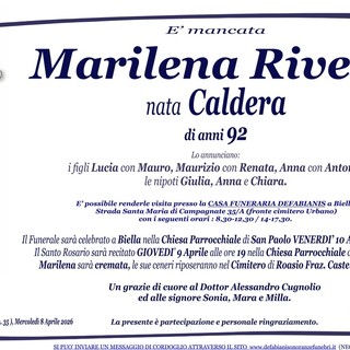 Marilena Rivetti nata Caldera