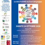 “C’è qualcuno? La SOLITUDINE sta fuori dal gruppo”, in convengo a Biella “C’è qualcuno? La SOLITUDINE sta fuori dal gruppo”, in convengo a Biella