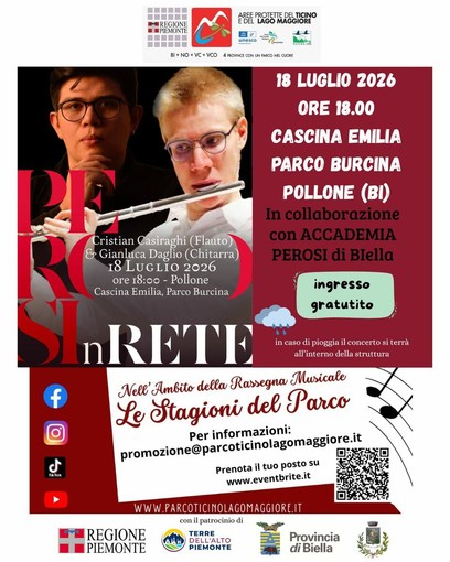 Perosi in rete, concerto alla Burcina di Pollone