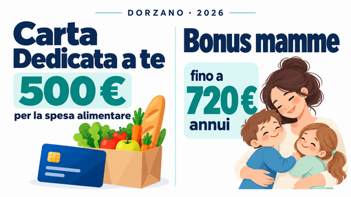 Dorzano, 500 euro per la spesa e Bonus mamme: le indicazioni del Comune Dorzano, 500 euro per la spesa e Bonus mamme: le indicazioni del Comune