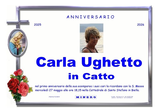 Carla Ughetto in Catto - Anniversario Carla Ughetto in Catto - Anniversario