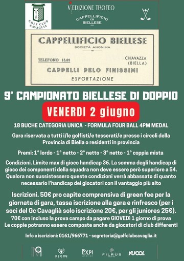Campionato Biellese di doppio Trofeo Cappellificio Biellese 1935