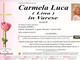 Carmela Luca (Lina) in Varese
