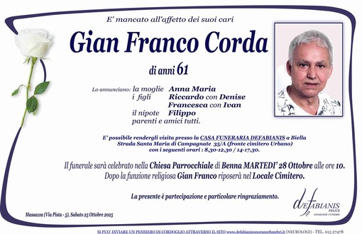 Gian Franco Corda Gian Franco Corda