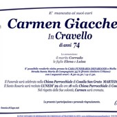 Carmen Giacchetti in Cravello