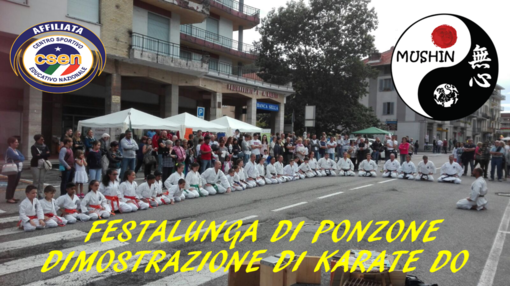 Karate Do: Dimostrazione di Mushin durante la Festalunga di Ponzone Karate Do: Dimostrazione di Mushin durante la Festalunga di Ponzone
