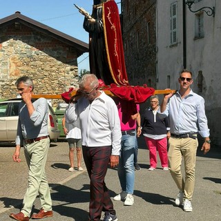 Dorzano in festa per Santa Rita: processione per le vie del paese