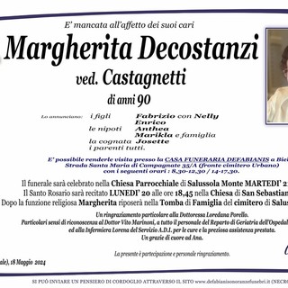 Margherita Decostanzi ved. Castagnetti