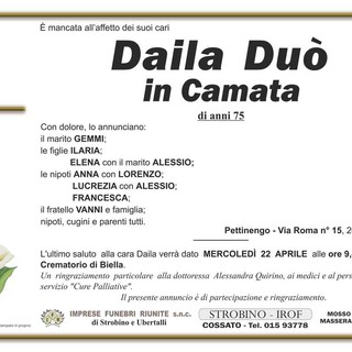 Daila Duà in Camata