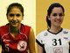 Irene Derossi dell'Occhieppese e Sara Bojanic del Teamvolley Irene Derossi dell'Occhieppese e Sara Bojanic del Teamvolley