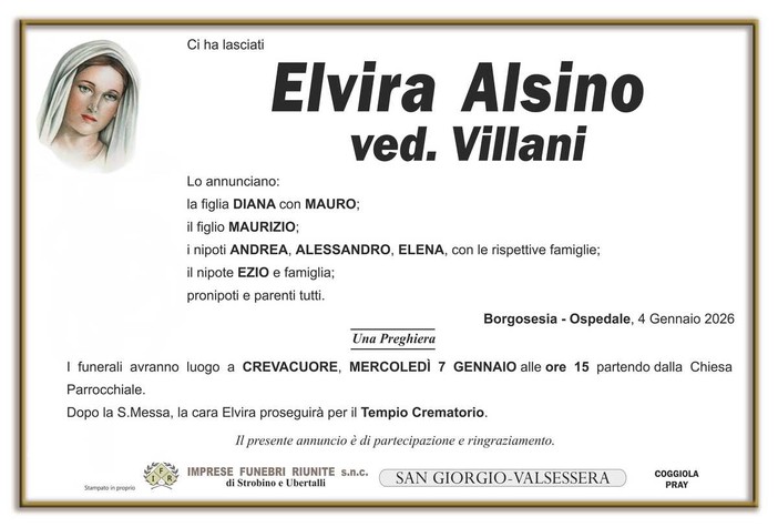Elvira Alsino, ved. Villani