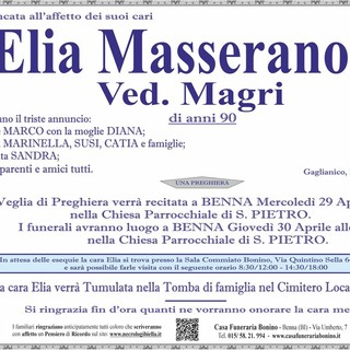 Elia Masserano, ved. Magri