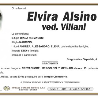 Elvira Alsino, ved. Villani