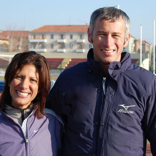Nadia Ejjafini con il tecnico Andrea Bello (Foto di repertorio)