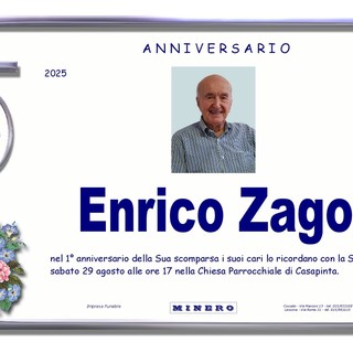 Enrico Zago - Anniversario