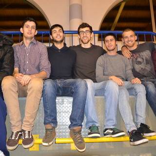 Carl Wheatle insieme ai compagni di squadra