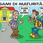 Maturandi nell’era dell’IA: ChatGPT si siede al primo banco - Illustrazione di Giovanni Cavallo