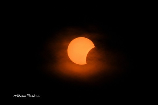 Eclissi, dal Biellese lo scatto di Alberto Barbera Eclissi, dal Biellese lo scatto di Alberto Barbera
