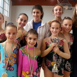 Le atlete Eurogymnica impegnate nei regionali Aics