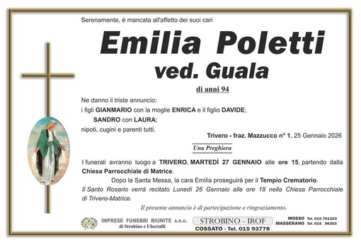 Emilia Poletti, ved. Guala Emilia Poletti, ved. Guala