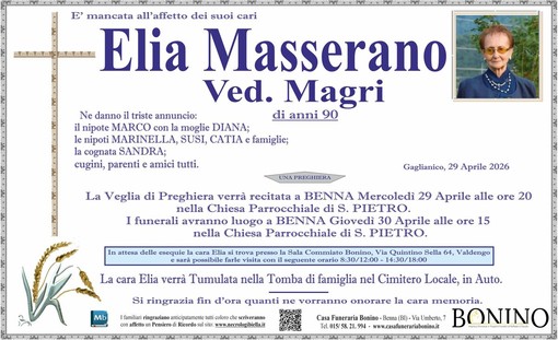 Elia Masserano, ved. Magri