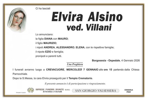 Elvira Alsino, ved. Villani