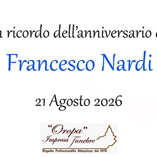 Francesco Nardi - Anniversario