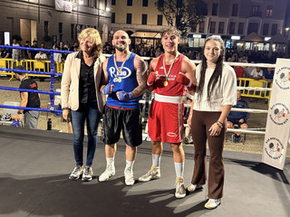 A destra: Leonardo Bergo al fianco di Valeria Mercando, campionessa italiana assoluta Elite 2025. A destra: Leonardo Bergo al fianco di Valeria Mercando, campionessa italiana assoluta Elite 2025.